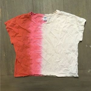 Old navy crop top pink gradient 10/12
